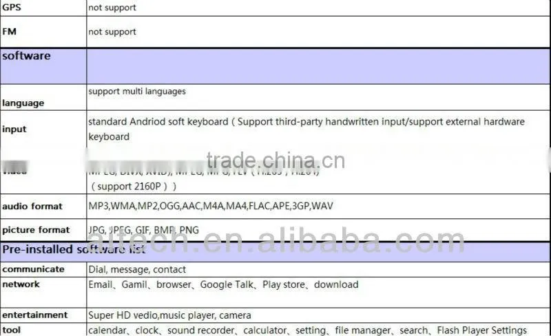 D760B(2G/3G phone call+wifi+BT Allwinner A10 Cortex A8 1GHZ, 3D speedup tablet pc