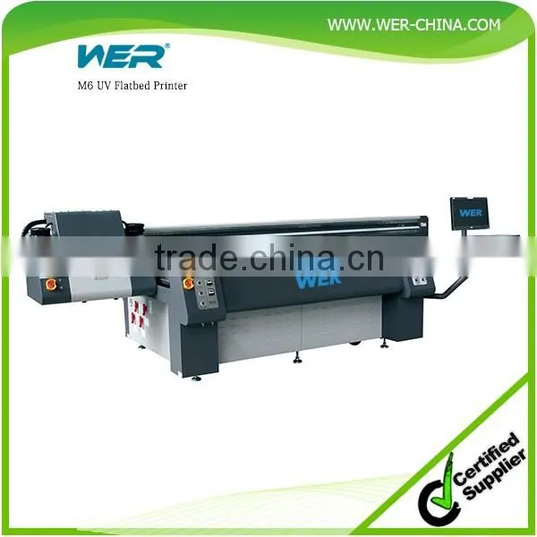 2016 hot selling Distributing WER large format uv led flatbed printer