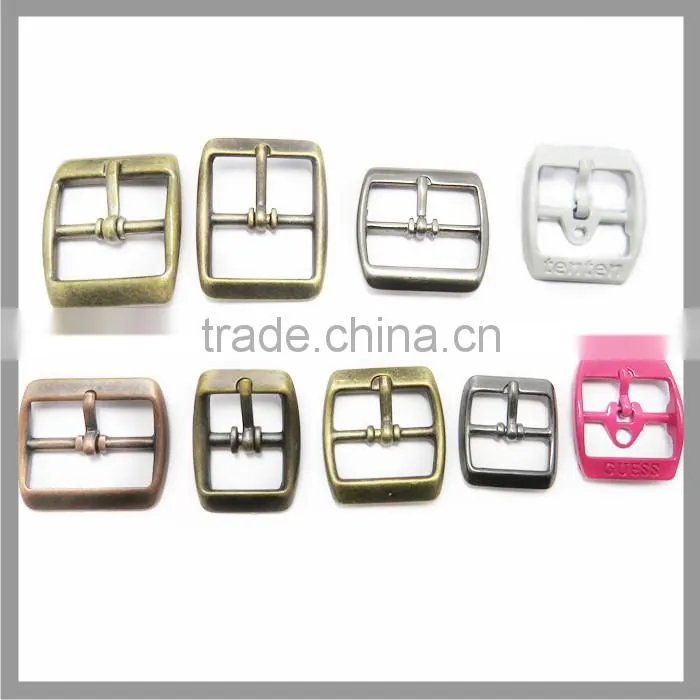 24mm Zinc Alloy Antique Shoe Buckle With End Cord