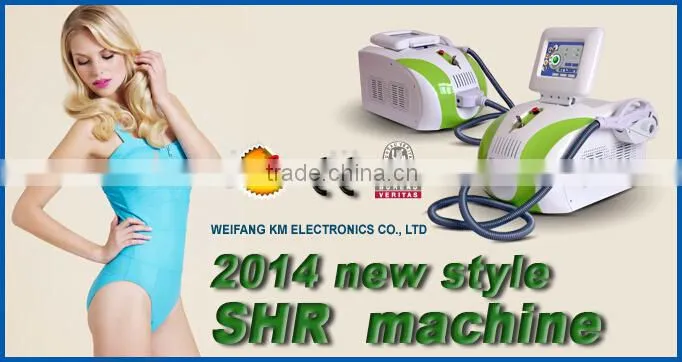 Hot sale 2015 new upgarde types of laser hair removal machine with SHR system