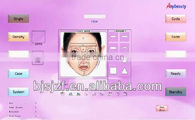 1550nm fiber laser machine F8 for fade acne