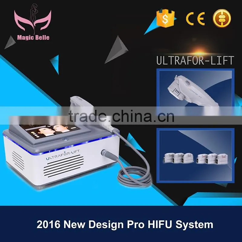 Non invasive wrinkle removal equipment Ultrasound HIFU Machine Portable Hifu Face Lift Machine from china