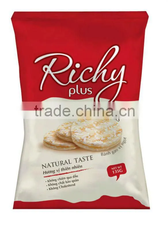 Richy plus rice crackers 135g FMCG products