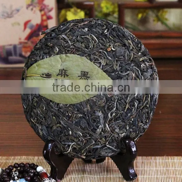 2014 Spring YiWu Tea Mountain Ancient Arber Raw Puer Tea Drinks Lower Blood Pressure