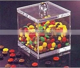 high hardness transparent acrylic box with lid