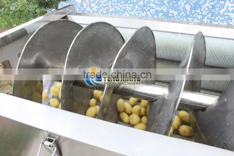 LXTP-3000 screw type vegetable washer and peeler machine