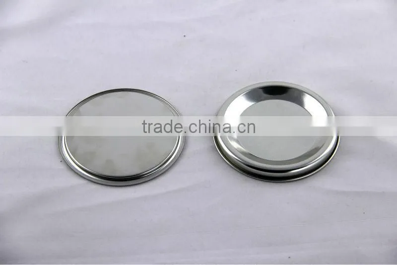 Metal tinplate lid for paper tube with SGS / FDA certificates