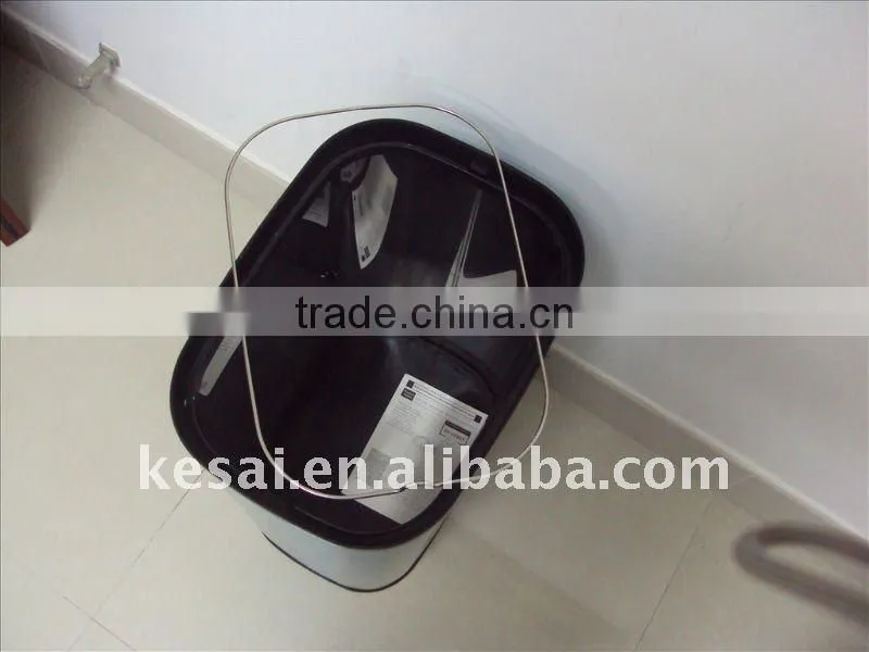 Stainless Steel Sensor Trash Bin automatic trash can dust bin waste can Hand FreeKSLD-3-15LB one touch dustbin