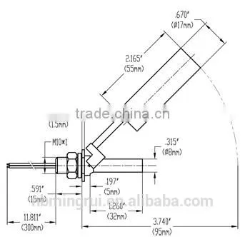 MR-L9 Side installation stainless steel material level sensor