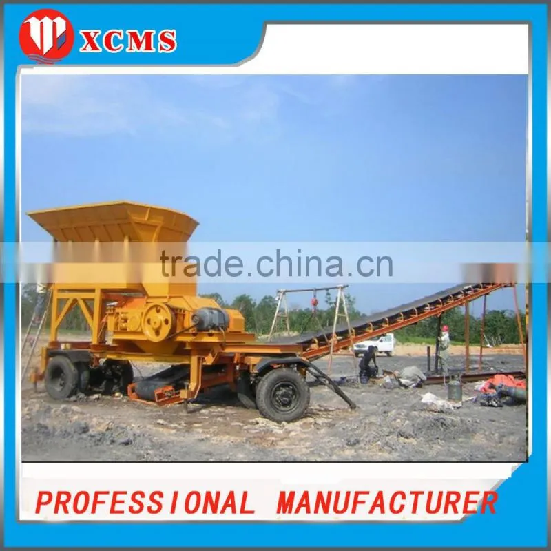 Stone crusher machine/stone crushing equipment/High efficient mobile crusher plant for sale coal mining stone in shandong