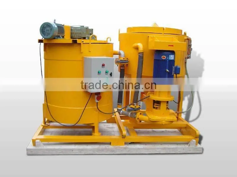 High speed whirlpool 400L cement grout pump mixer