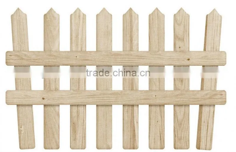 Wood fence