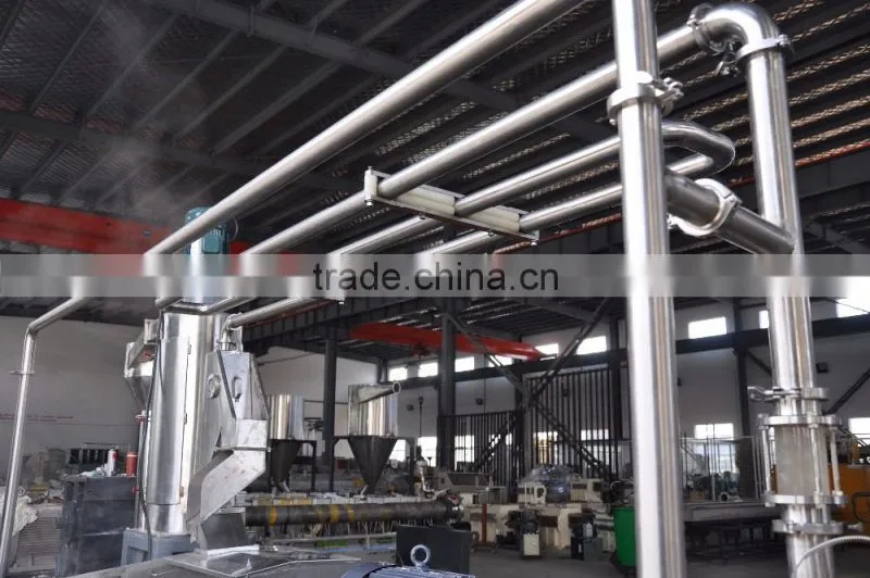 plastic +wood powder WPC composite granulation line