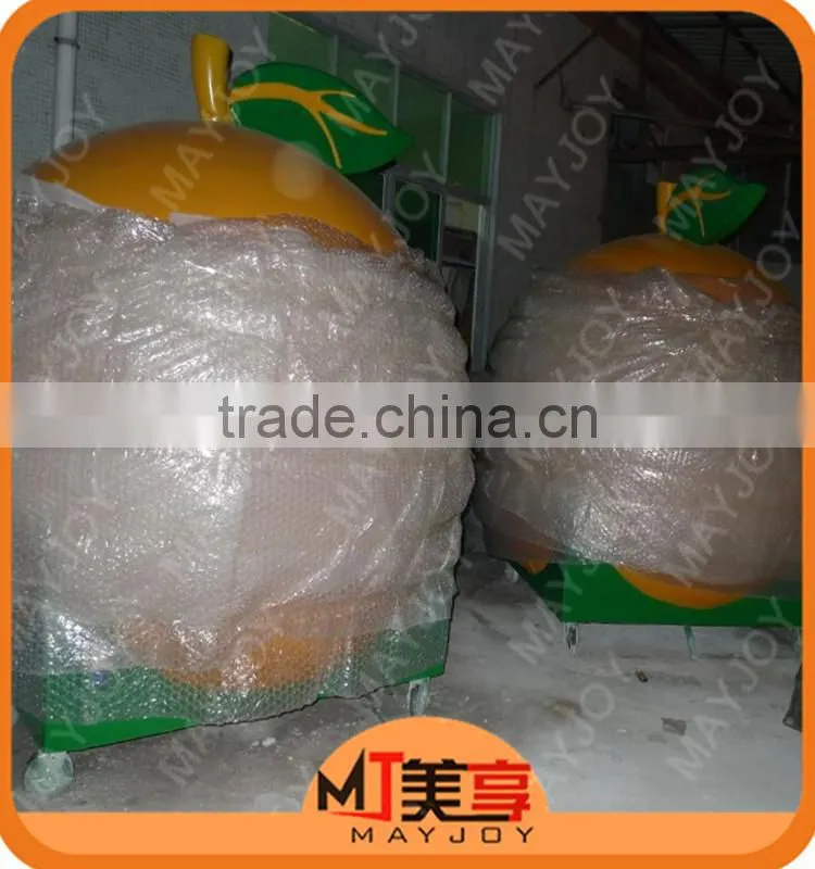 Popular Attractive Food Cart/Orange Fruit Catering Tralier/Mobile Food Tralier