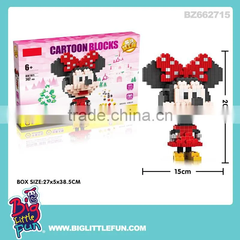 Female zombie assemble toy bricks