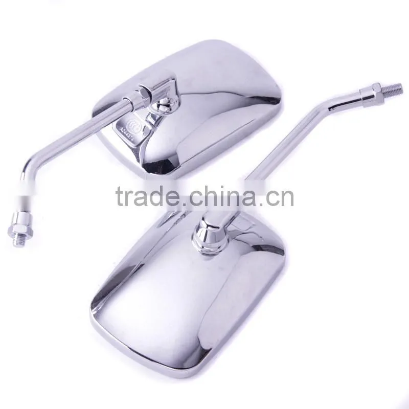 Rectangle Side Rear View Mirrors For YAMAHA XV1100 XVS1300 400 DS400 XV1900 1700