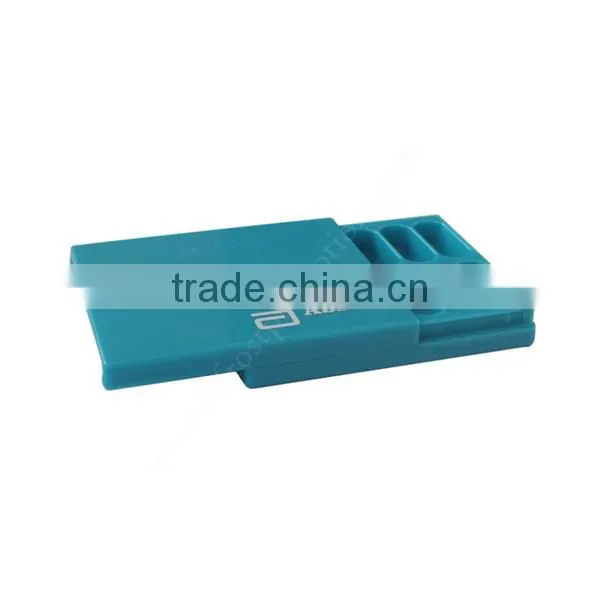 Wholesale Capsule Shaped Slide Pill Box