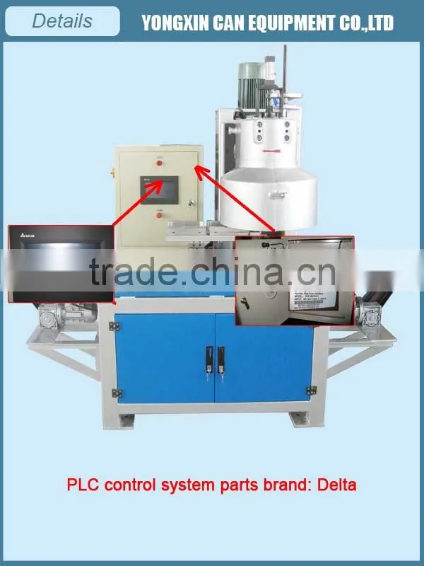 Automatic rectangular tin can seamer