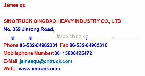 QINGZHUAN 16m3 SINOTRUK 4X2 HOWO new garbage truck china supplier