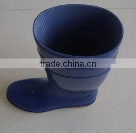 LiTai yellow black PVC rain Boot whithout steel toe,safety PVC Rain for women,Wellington boots