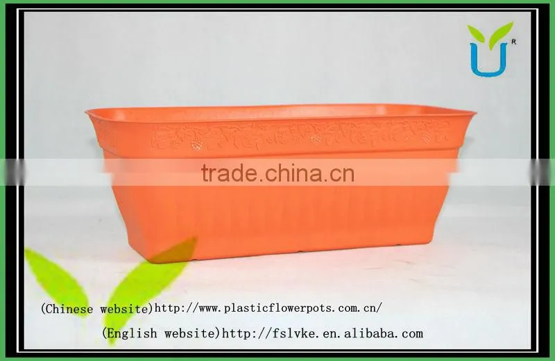 Colorful high quality plastic planter trough