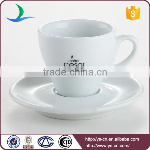quality ceramic teacup and saucer