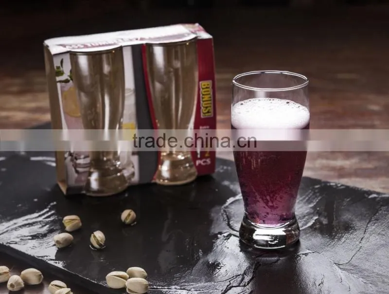 320ml clear glass cup