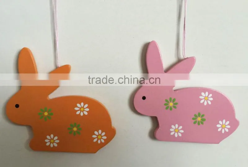 new easter gifts Wooden hanging decoration holiday's home decoration