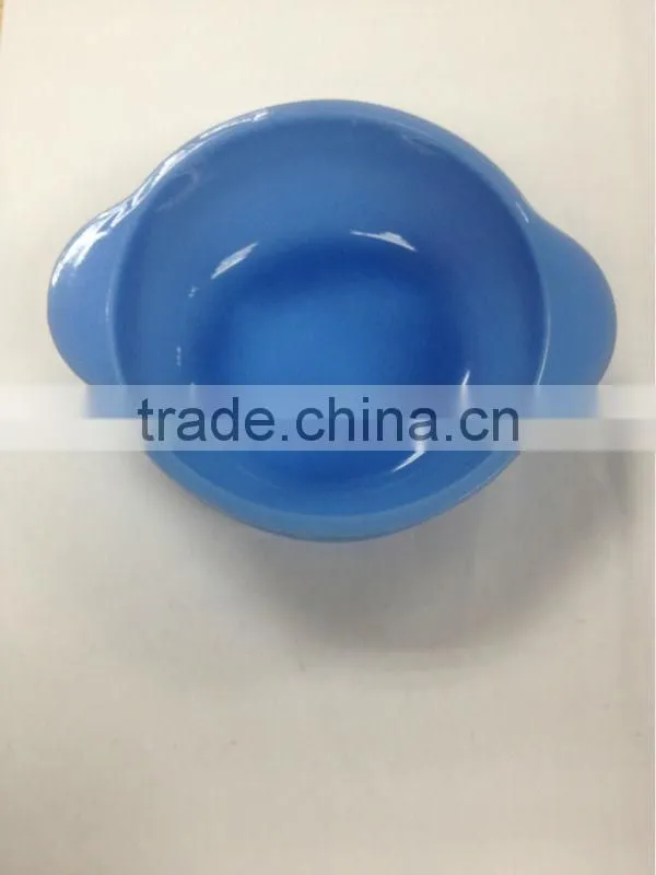 FDA & LFGB Baby Products Silicone heated bowl with Handle #