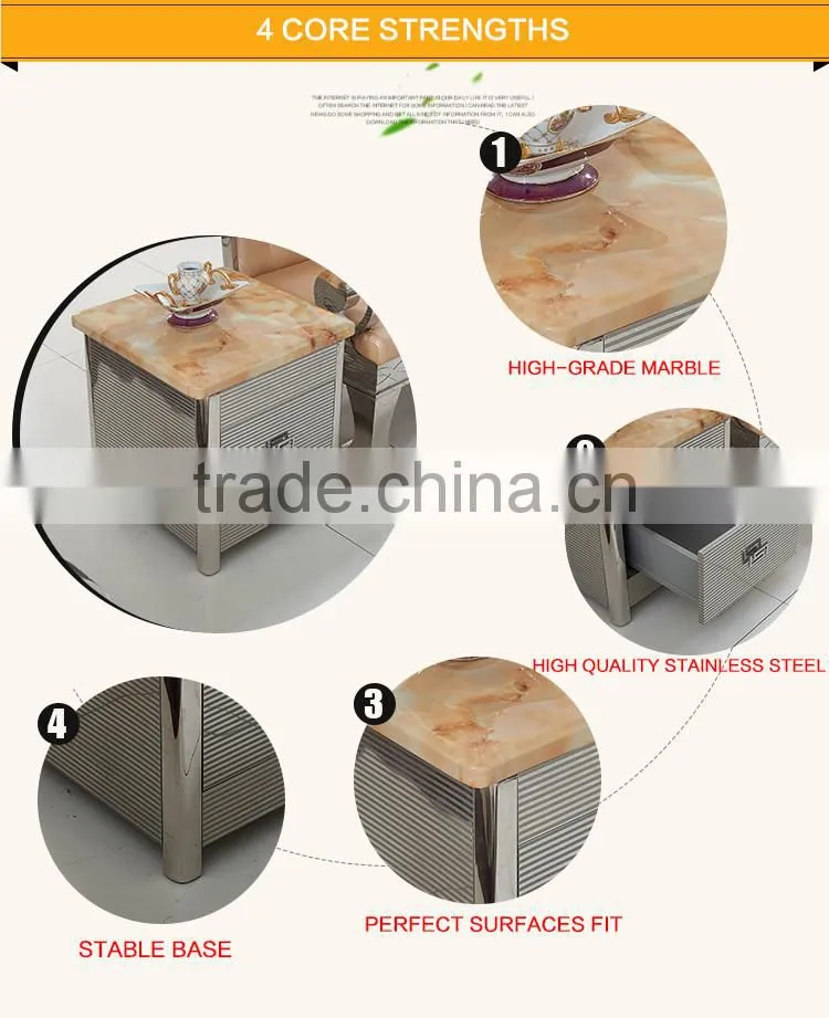 D400 Living Room Furniture Cheap Marble Coffee Side Table