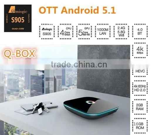 2016 Newest X98 Android TV Box Amlogic S905 Android 5.1 2GB+16GB TV Box Kodi Full Loaded