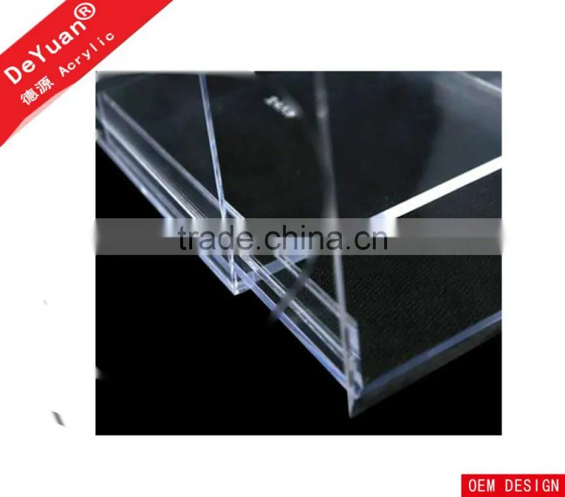 Top Grade Custom Transparent Acrylic Shoes Box With Drawer