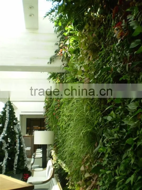 factory price new designed high quality artificial plant wall/plastic garden walls vertical wall garden