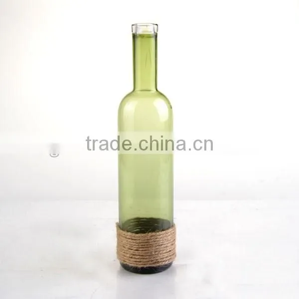 Spray blue cylinder bottle & candy color vases