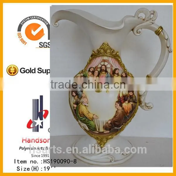 Resin antiquer small flower vase