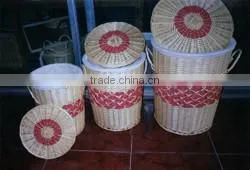 willow woven wicker basket for laundry