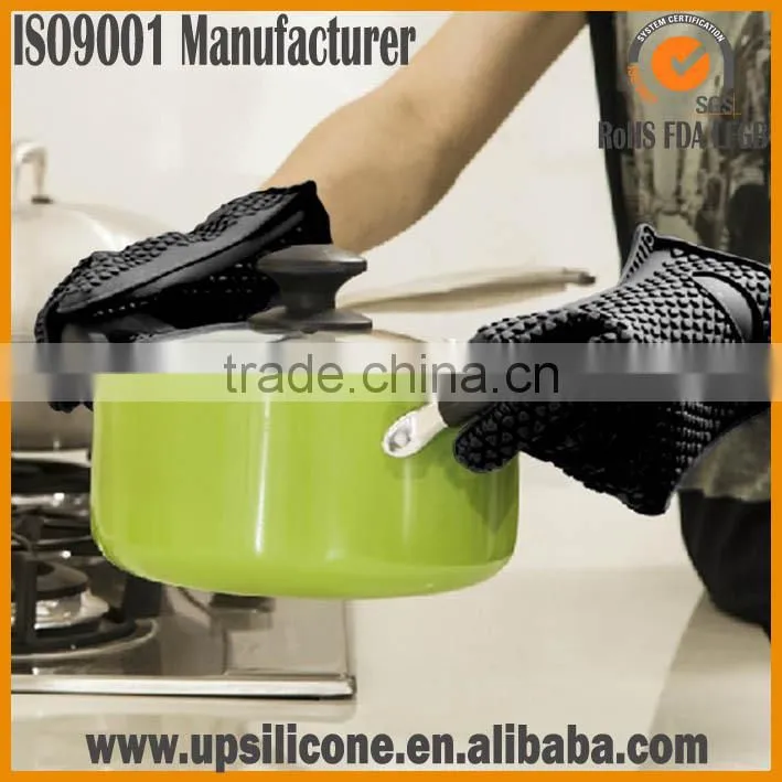 Hot Selling FDA Standard Heat Resistant oven mitts silicone