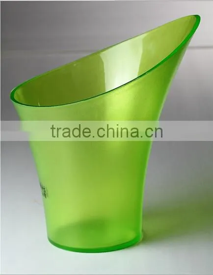 Best-selling Eco-friendly Plastic Ice Container/red acrylic ice bucket /round wine barrels of wine barrel