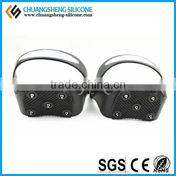 Winter needed ice gripper shoes, Ice season silicone shoes accessory, anti-slip ice gripper climb shoes
