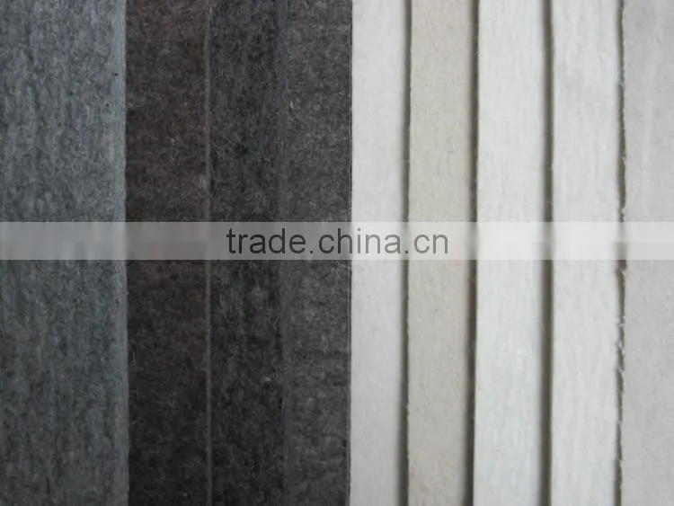 Thick polyester pp needle punched non woven home textile fabric rolls