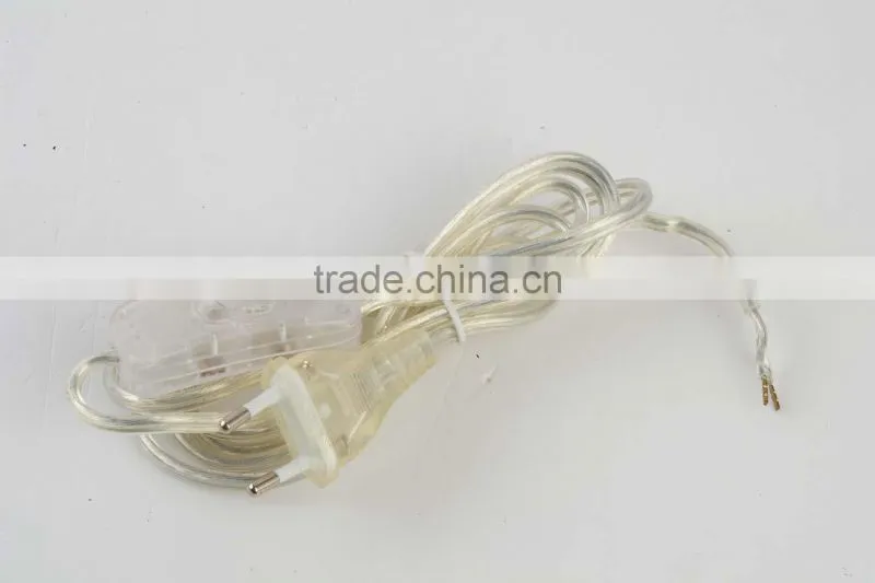 E27 lamp holder droplight with plug wire