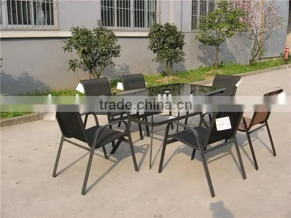 Garden outdoor sling furniture set