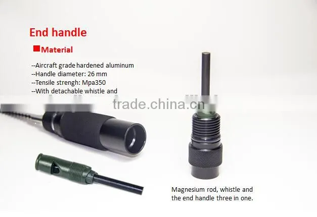 High-quality Multi-use Outdoor Sport Gear with Shovel Hoe Knife Hook Fire Starter