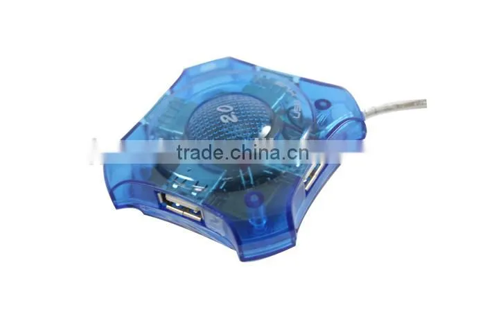 Classic plum flower shaped 4 port USB HUB