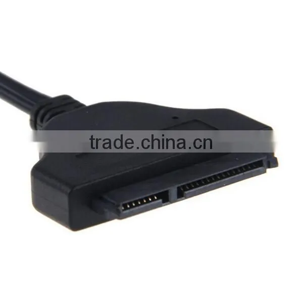 Super Speed USB 3.0 to SATA 22 Pin 2.5" Hard disk drive SSD Adapter Cable 13CM