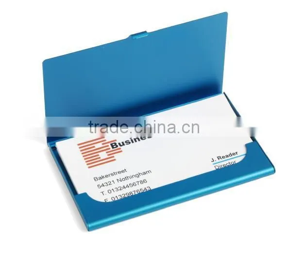 2017 NEW Aluminum Name card holder box with custom logo