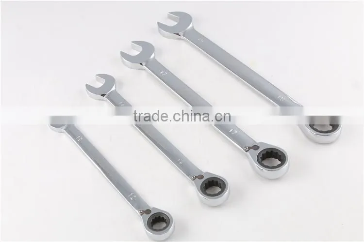 Flexible Head Combination Ratchet Wrench