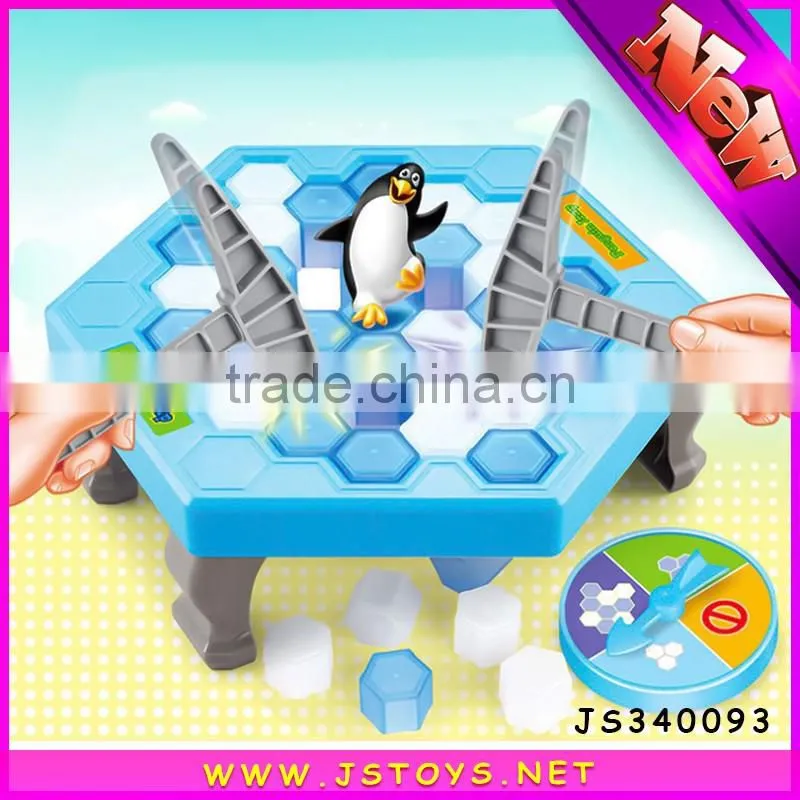 New arrival funny games toy penguin trap game happy penguin break ice game