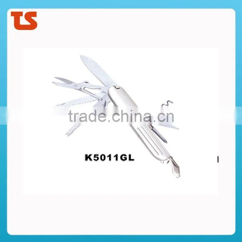 2014 spring New design multi knife pocket knife multi function LED knife K5011G
