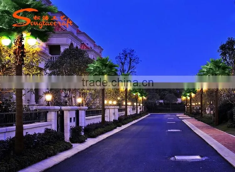Wholesale lighted palm trees customized outdoor led street light